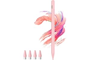 Kenkor Stylus Pencil for Samsung Galaxy Tab A9/A9+ tablet, Stylus Pens for Android, Magnetic Active Digital Tablet Pen Compatible with iPhone/Samsung/Huawei/Vivo/Mi/OPPO Writing & Drawing - Pink