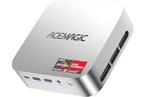 ‎ACEMAGICIAN ACEMAGICIAN K1 Mini PC Шin11 Pro, 8GB DDR4 256GB SSD, AMD Ryzen3 4300U(Bis zu 3,7GHz) Micro Desktop Computer Für Heimkino/Business/Office|Dual WiFi|HDMI+DP+Type-C|USB3.2×6