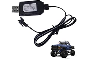 Neamou Caricabatterie USB al Litio,Caricabatterie per Drone da 7,4 V 1000 mA per Una Ricarica Rapida - Caricabatterie per Drone con Protezione di Sicurezza e Automatico per SM-2P SM-3P SM-4P