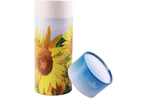 NEWDREAM Die biologisch abbaubare Urne für menschliche Asche wurde entwickelt, um die eingeäscherte Asche Ihres geliebten Menschen in Ihren Lieblingsstreuröhrchen zu streuen (L x B x H)