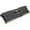Corsair CMK16GX4M1A2400C14 Vengeance LPX 16 GB (1 x 16 GB) DDR4 2400 MHz C14 XMP 2.0 High Performance Desktop Memory, Black