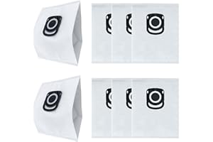 CHEVVY 8Pcs Bolsas para Aspiradora 285 * 210mm Compatible con Bolsas para Aspiradoras Rowenta ZR200540/520 para Compact Power X-Trem Power y Silence Force (RO64xx, RO63xx, RO68xx, RO39xx)