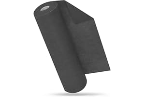 ‎MODERNO Moderno Tischläufer Tischdeko, in Schwarz (30 cm x 25 m), Festliche Dekoration für Geburtstage & Hochzeiten, Partydeko & Hochzeitsdeko vielseitiges Tischband