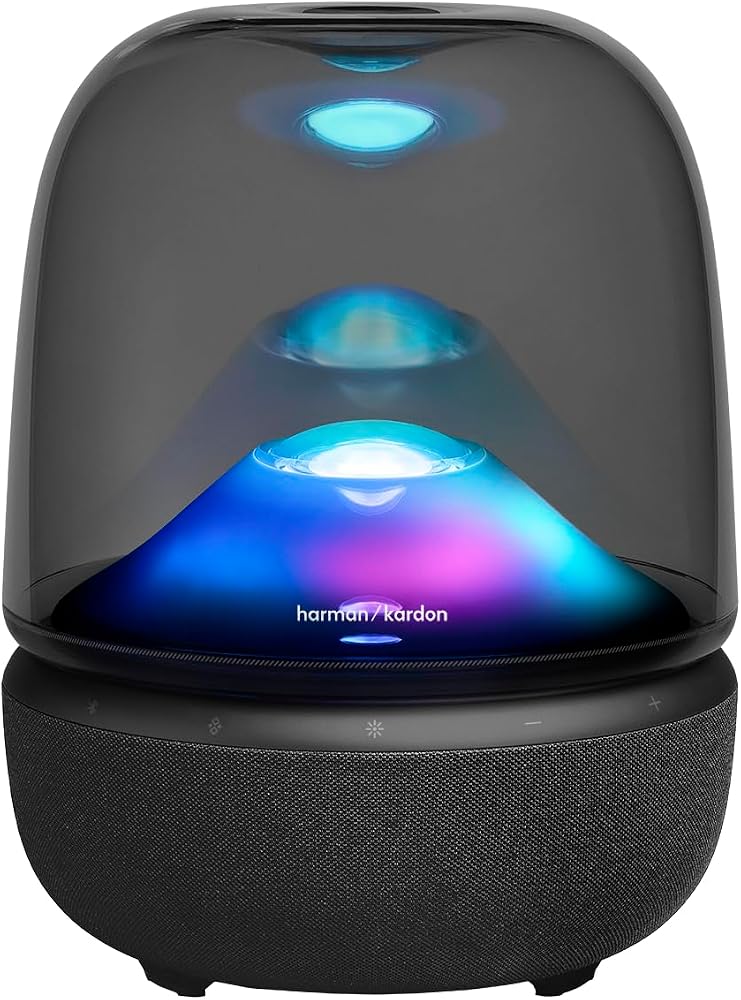 Harman Kardon AuraStudio 5, Bluetooth Hoparlör, Siyah | Sound Field teknolojisi, 3 yollu hoparlör sistemi, Auracast çoklu hoparlör bağlantısı, renkli ışık gösterileri