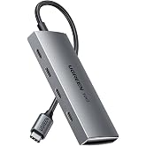 UGREEN USB C Hub Aluminium with 4×USB C 3.2 Data Ports, 10Gbps | Type C 3.2 Splitter for PC, Laptop, Phone Compatible with Ma
