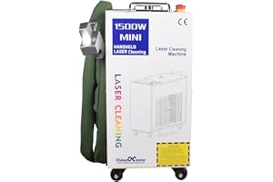 CNCZONE Handheld 1500WFibre Laser Cleaning Machine, Rust, Oil, Paint, Dirt, Stains, Coating Removal, Laser Cleaner Equipment(with 1 Cleaning Mode)