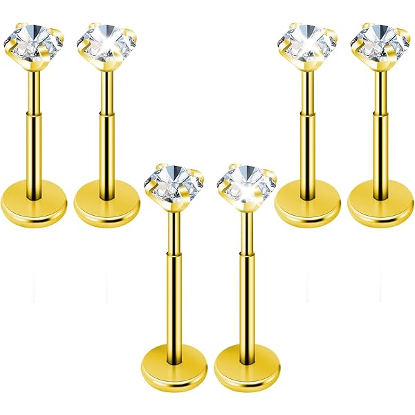 10 Stuks 16G Roestvrij Staal Les Piercings à L'Oreille : Nom, Prix 10 Stuks 16G Roestvrij Staal Les Piercings à L'Oreille : Nom, Prix