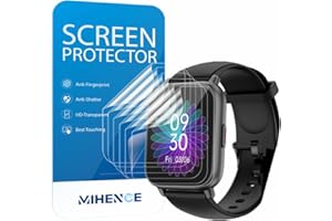 MIHENCE Folia ochronna kompatybilna z RUIMEN H1 1,85 cala Smartwatch, TPU HD folia ochronna na wyświetlacz [6 sztuk]