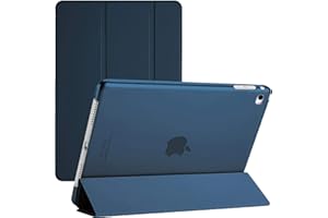 TECHDEALSUK For iPad Air 2nd Generation (2014) A1566 A1567 Smart Magnetic Case Stand Cover with Automatic Wake/Sleep - iPad Air 2 (Blue)