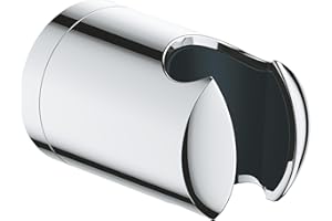 Grohe Vitalio 27958001 uchwyt na słuchawkę prysznicową, standardowy rozmiar (bez regulacji, obciążenie do 20 kg, trwały), chrom, 27958001
