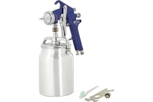 ORAZIO Air Farbspritzpistole, 1000ml Fassungsvermögen 1,8 mm Düse Hochdruck-Großvolumen-Saugzufuhr 221265