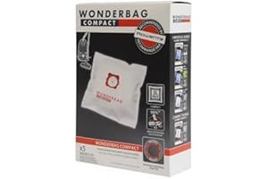 SEB Varios fabricantes – Bolsas Wonderbag Compact x5 para aspiradoras de varios fabricantes