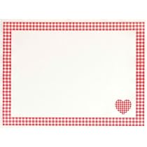 APARTina 100 Tischsets – 30x40 Cm, Rot-weißes La Produktbild-Vorschau 3