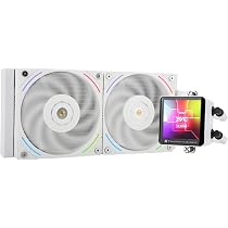 Watercooling Thermalright Frozen Vision 360 Blanc - Écran LCD IPS 2.88", Ventilateurs 2150 Tr/min, Compatible AMD/Intel