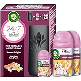 Airwick Freshmatic Room Spray Kit - Airwick Freshmatic Machine + 2 Summer Delights Refill Combo (250 ml each) | Bathroom & Ro