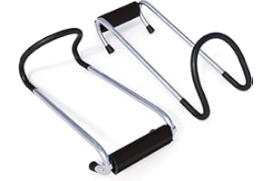 ‎GORILLA SPORTS GORILLA SPORTS Dumbbell Spotter Hooks - Pack of 2 Power Hooks for Barbell, 80 kg Load Capacity per Hook - Dumbbell Hook, Hanger, Dumbbell Stand, Dumbbell, for Bench Press, Chest and Shoulder Training