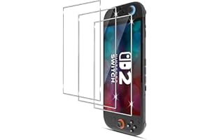 Yenwen Szkło hartowane kompatybilne z Nintendo Switch 2, 3 sztuki, osłona ekranu, twardość 9H Szkło odporne na zarysowania, ochrona ekranu