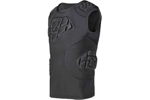 Topeter Youth Padded Shirt with Chest, Rib, Shoulder, Back Protector, Heart Guard Sternum Protection Tank Top
