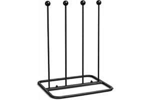 ARSUK Wellington Boot Stand & Holder - Strong Outdoor Cast Iron, Rustproof Wellie Boot Rack