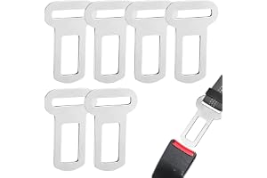 PacuM 6 stycken spännen adapter universal bältesadapter bil hund