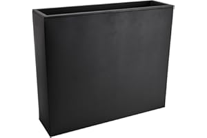 ‎VIVANNO VIVANNO Pflanzkübel Raumteiler Sichtschutz Zink Anthrazit ELEMENTO 75x90x25