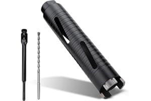 MOXPIFY 42mm x 170mm Long Diamond Core Drill Bit Set with 240mm SDS Plus Shank. To Be Used In Concrete Masonry Brick Block Stone Granite.