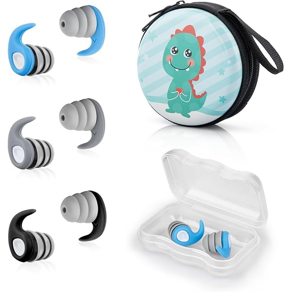 Bandeau Natation Enfant Néoprène - Protection Oreilles | Dinosaure Noir | Surf, Piscine & Plage