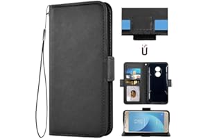 Auotu Flip Case PU Leather Magnetic Protective Case Cover for DOOGEE S51 Smartphone (Black)