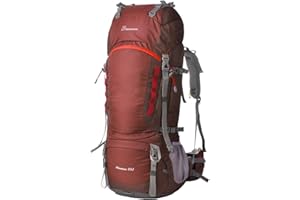 MOUNTAINTOP Mochila Senderismo Hombre Mujer 80 Litro Mochilas Trekking Viaje Impermeable Multifuncional para Acampada Montaña Escalada