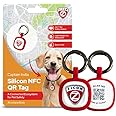 Captain India Pet Smart QR Tag (Silicon) - Passive Tracking for Cats, Dogs & Other Animals with Lifetime Free Subscription