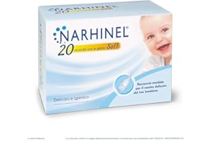 Narhinel Nasensauger Ersatzteile für Babys und Kinder mit absorbierendem Filter, Schleim zurückhalten, Einweg, weich