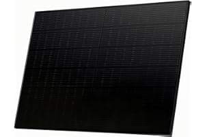 SUNNIVA® Solarmodul 500 W FULL BLACK Bifazial Glas/Glas PV Modul Solarpanel - PMax 500W Bifacial N-Type, für Balkonkraftwerk oder PV Solar Anlage