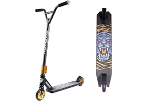 Tenboom® Trottinette Stunt Trottinette Pro Sport Trottinette Cityroller Kickboard Professional Stunt Scooter, Roulement à billes ABEC 9, Roues 110 mm FunScooter pour Enfants Adultes