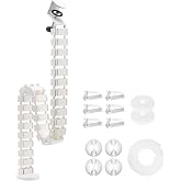 Mimoke Slim Line Corner Cable Management Cube, 1285 mm Long, Cable Tube, Cable Management for Height Adjustable and Fixed Des