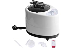 TAZZOR Pot de Vapeur Portable pour Sauna, 1000W Générateur de Vapeur pour Sauna, Générateur de Vapeur pour Sauna Portable avec Télécommande, Machine à Vapeur à Gaz pour la Désintoxication du Corps