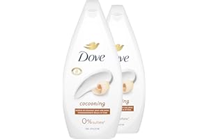 DOVE - Gel Douche - Essentiel Cocooning - Nettoie en douceur et adoucit la peau - Testé dermatologiquement - 0% Sulfate (lot promo de 2x 450ml)