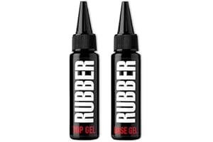 Kodi Professional Rubber Base and Top Coat Gel Polish UV LED - Base coat et top coat set ongles manucure Avec vernis à ongles gel pour des ongles longue durée (2 * 30 ml)