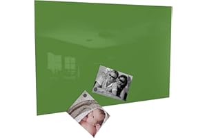 Colours-Manufaktur Magnettafel Magnetwand inkl. 4 Magnete (grün, 50 x 110 cm)