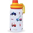 Sizzle Aqua Construction Stainless Steel 3D Water Bottle for KIDS 500 ML | Lightweight Leakproof Water Bottle | White Pack of 1 Pc
