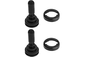 eMagTech 2 pomos de Ajuste Manual para Espejo retrovisor 1507431 6S61 17B718AA 1140538 1209044 Compatible con Interruptor de Control de Espejo Ford Fiesta MK6