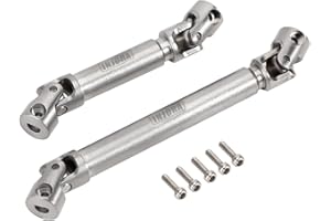 INJORA Centro Albero di Trasmissione Acciaio Inossidabile Foro a Forma di D per 1/24 RC Crawler Axial SCX24 Gladiatore Power Wagon Parti di Aggiornamento