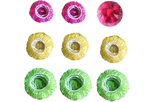 LOOPUNK 105 Couvercle de protection alimentaire éLastiques Couvercle en Plastique Réutilisables et Colorées Couvertures Alimentaires pour la Conservation des Légumes ou Le Stockage des Aliments Ménagers