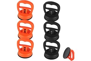 WPNCYK 6 Pcs Dent Puller, Car Dent Puller, Dent Removal Kit, Powerful Car Dent Puller Kit Handle Lifter, Dent Repair, Glass,Tiles, Mirror, Granite Lifting And Objects Moving