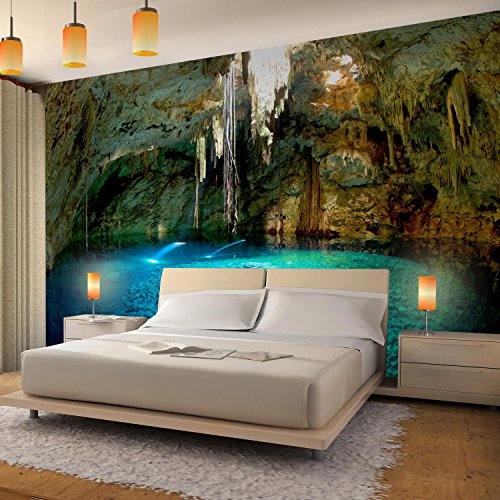 Fototapete Bergsee 352 x 250 cm – Vliestapete – Wandtapete – Vlies Phototapete – Wand – Wandbilder XXL – !!! 100% MADE IN GERMANY !!! Runa Tapete 9036011c - 3