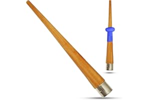 22YARDSPRO Cricket Bat Handle Cone Mallet Wooden Grip Applicator UK