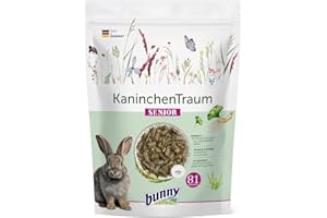 BUNNY NATURE bunnyNature Coniglio Sogno Senior | 1,5 kg | Alimento completo per brocca a partire dai 6 anni | Con 42 diverse piante di prati non trattati | mix di 3 fibre