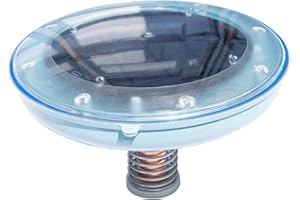 Mauk Ioniseur Solaire | Nettoyeur de Piscine jusqu'à 9000 litres | Désinfection de l'eau sans Produits Chimiques | Algicide Alternatif au Chlore