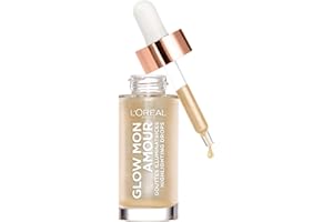 L'OREAL PARIS L’Oreal Paris Highlighting Drops, Glow Mon Amour Sparkling Love, Natural and Luminous, Liquid Formula with Nourishing Coconut Oil