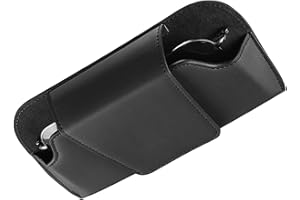 CHENGZI Brillenetui Auto Visier Aufbewahrungsbox Brillenrahmen Leder Kartenhalter