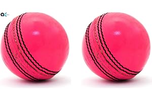 AK SPORTS A.K (Pack of 2Pcs) Imported Cricket Leather Ball-Pink Cricket Cricket Leather Ball (Pack of 2, Pink)
